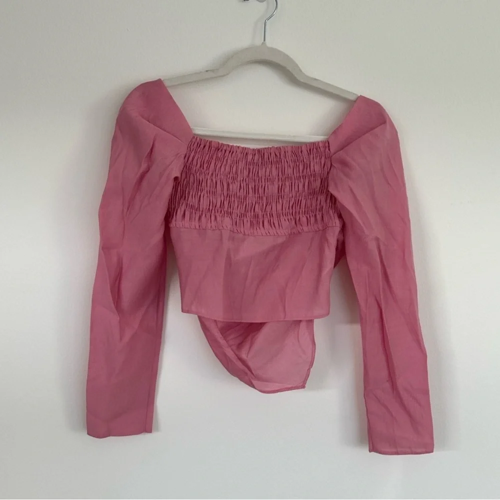 🔥 Closet Sale! Topshop Blush Off-Shoulder Blouse - Picture 6 of 6